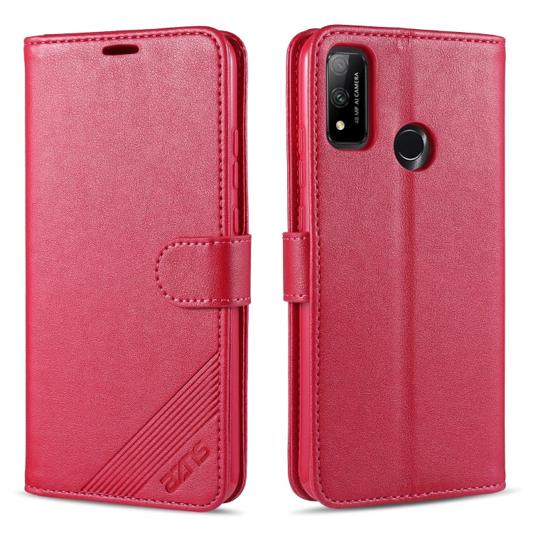 For Huawei P Smart 2020 AZNS Sheepskin Texture Horizontal Flip Leather Case with Holder & Card Slots & Wallet