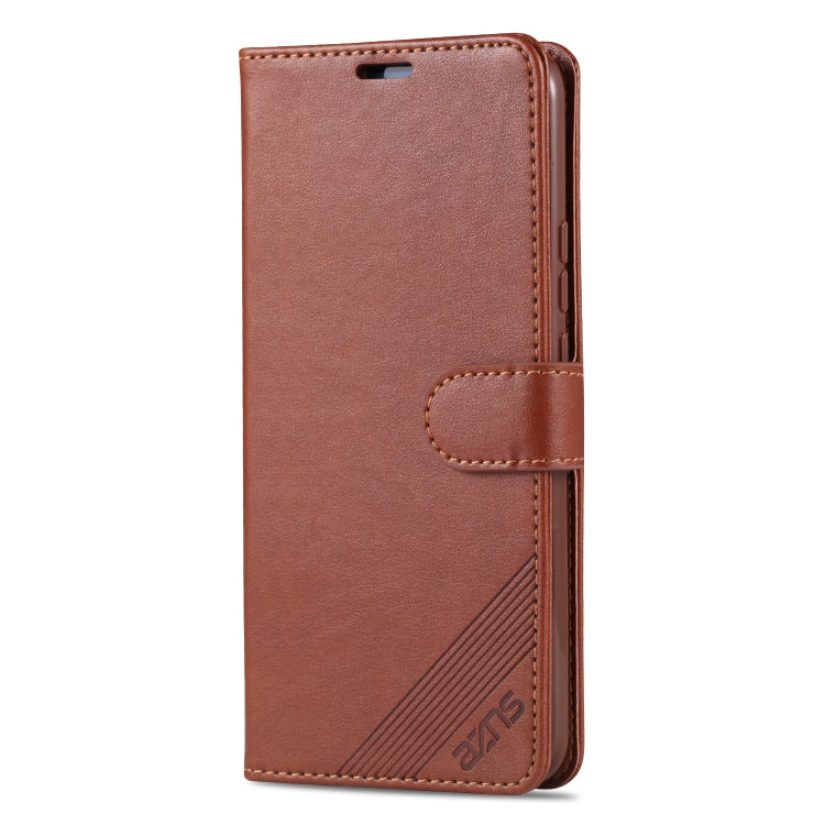 For Huawei Y6p AZNS Sheepskin Texture Horizontal Flip Leather Case with Holder & Card Slots & Wallet