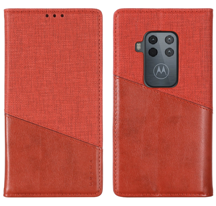 For Motorola Moto One Pro MUXMA MX109 Horizontal Flip Leather Case with Holder & Card Slot & Wallet Function