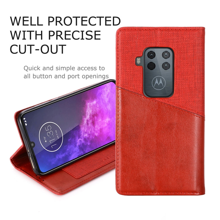 For Motorola Moto One Pro MUXMA MX109 Horizontal Flip Leather Case with Holder & Card Slot & Wallet Function