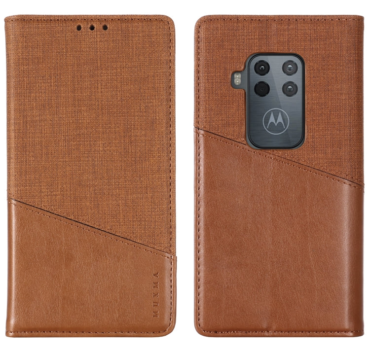 For Motorola Moto One Pro MUXMA MX109 Horizontal Flip Leather Case with Holder & Card Slot & Wallet Function