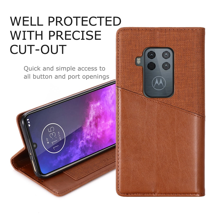 For Motorola Moto One Pro MUXMA MX109 Horizontal Flip Leather Case with Holder & Card Slot & Wallet Function