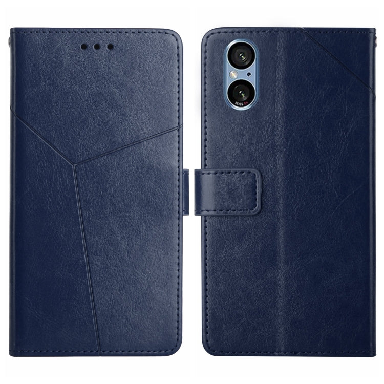 For Sony Xperia 5 V Y-shaped Pattern Flip Leather Phone Case