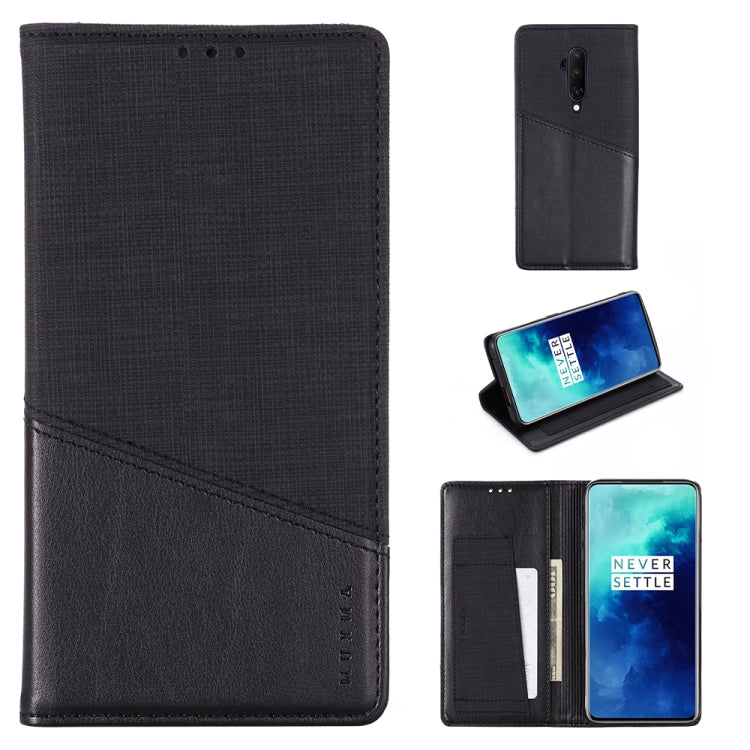 For OnePlus 7T Pro MUXMA MX109 Horizontal Flip Leather Case with Holder & Card Slot & Wallet