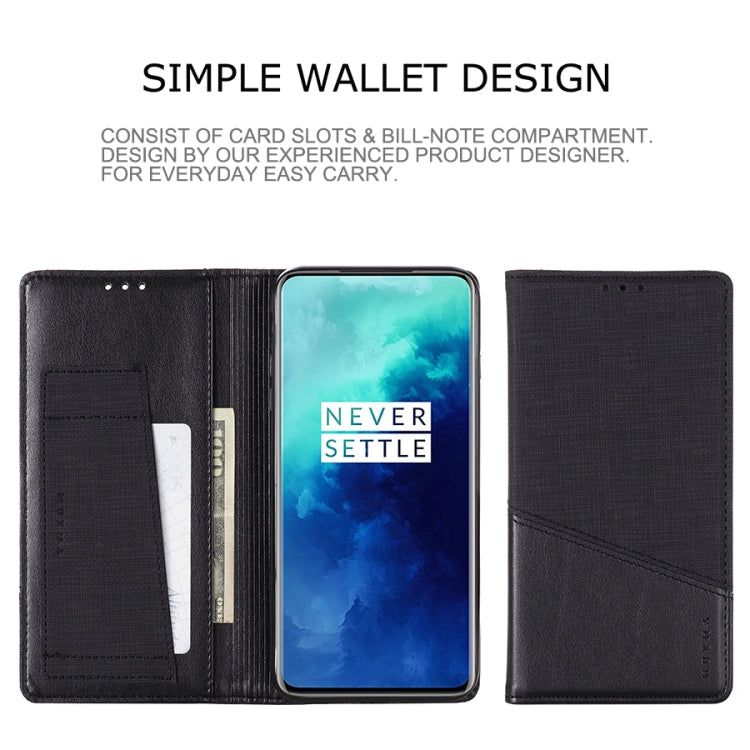 For OnePlus 7T Pro MUXMA MX109 Horizontal Flip Leather Case with Holder & Card Slot & Wallet