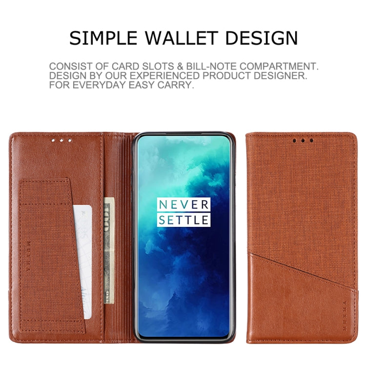 For OnePlus 7T Pro MUXMA MX109 Horizontal Flip Leather Case with Holder & Card Slot & Wallet