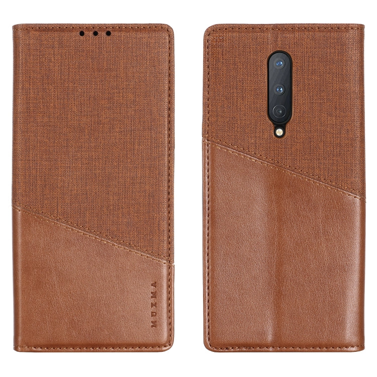 For OnePlus 8 MUXMA MX109 Horizontal Flip Leather Case with Holder & Card Slot & Wallet