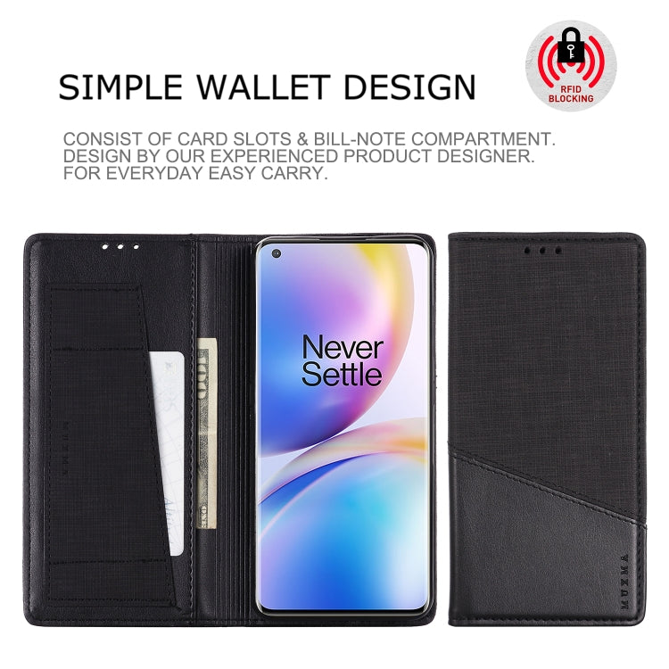 For OnePlus 8 Pro MUXMA MX109 Horizontal Flip Leather Case with Holder & Card Slot & Wallet