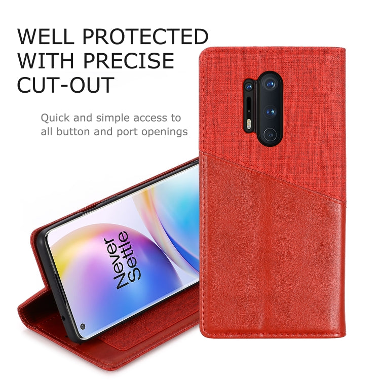 For OnePlus 8 Pro MUXMA MX109 Horizontal Flip Leather Case with Holder & Card Slot & Wallet