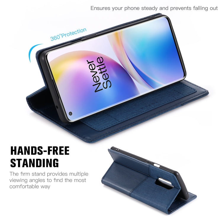For OnePlus 8 Pro MUXMA MX109 Horizontal Flip Leather Case with Holder & Card Slot & Wallet