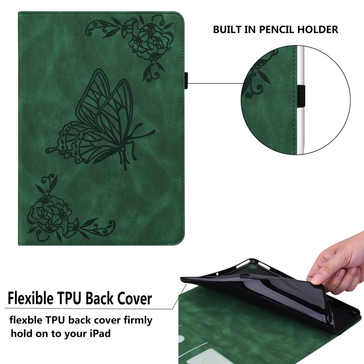 For Honor Pad V8 Pro Butterfly Flower Embossed Leather Tablet Case