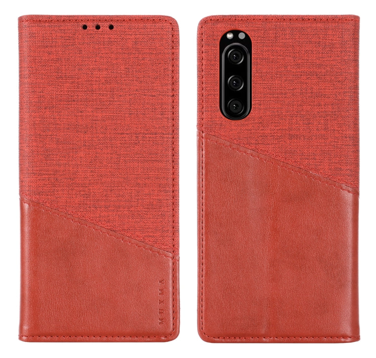 For Sony Xperia 5 MUXMA MX109 Horizontal Flip Leather Case with Holder & Card Slot & Wallet