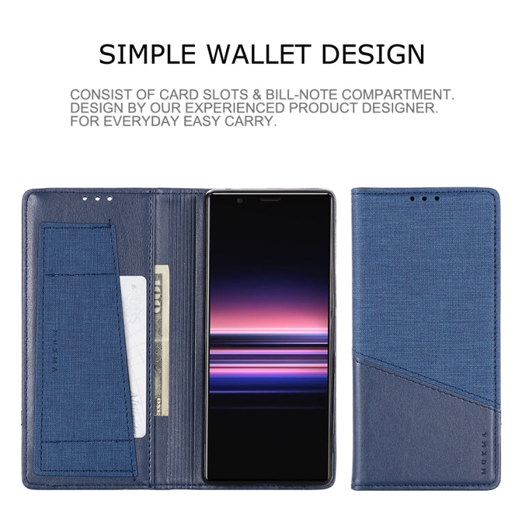 For Sony Xperia 5 MUXMA MX109 Horizontal Flip Leather Case with Holder & Card Slot & Wallet