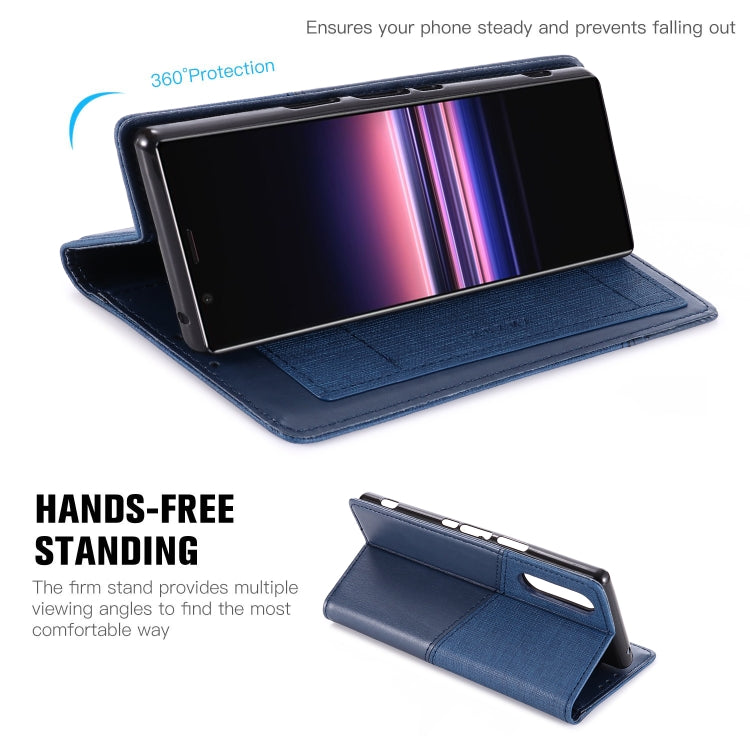 For Sony Xperia 5 MUXMA MX109 Horizontal Flip Leather Case with Holder & Card Slot & Wallet