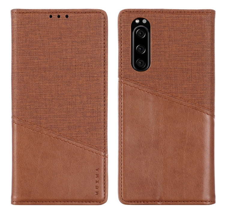 For Sony Xperia 5 MUXMA MX109 Horizontal Flip Leather Case with Holder & Card Slot & Wallet