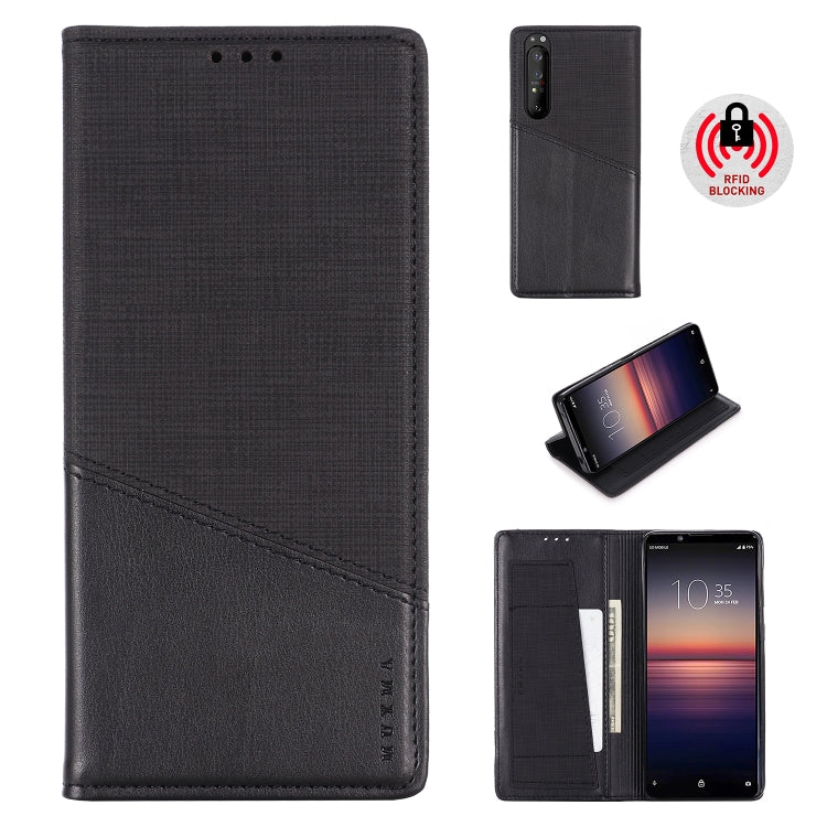 For Sony Xperia 1 II MUXMA MX109 Horizontal Flip Leather Case with Holder & Card Slot & Wallet