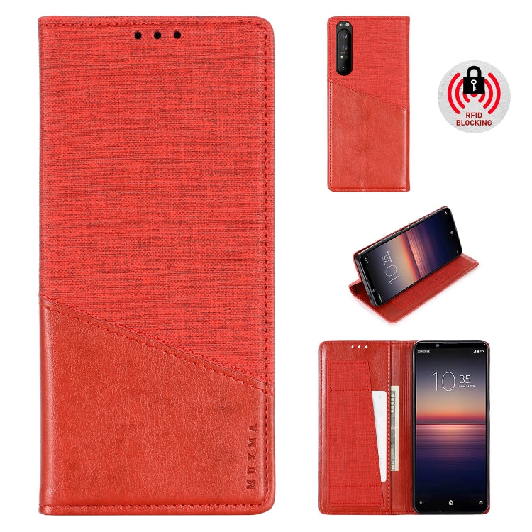 For Sony Xperia 1 II MUXMA MX109 Horizontal Flip Leather Case with Holder & Card Slot & Wallet