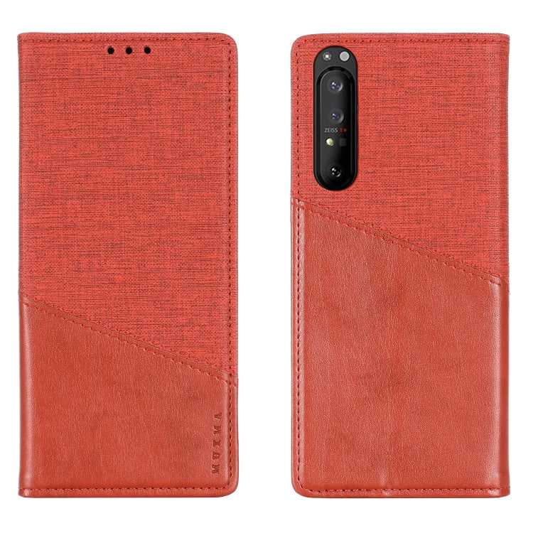 For Sony Xperia 1 II MUXMA MX109 Horizontal Flip Leather Case with Holder & Card Slot & Wallet