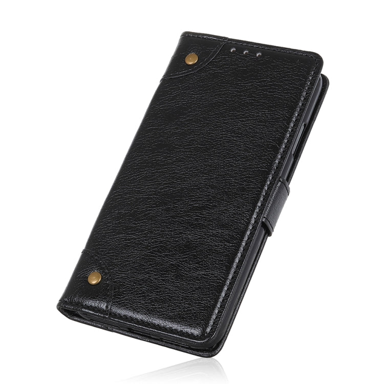 For Xiaomi Redmi 9A Copper Buckle Nappa Texture Horizontal Flip Leather Case with Holder & Card Slots & Wallet