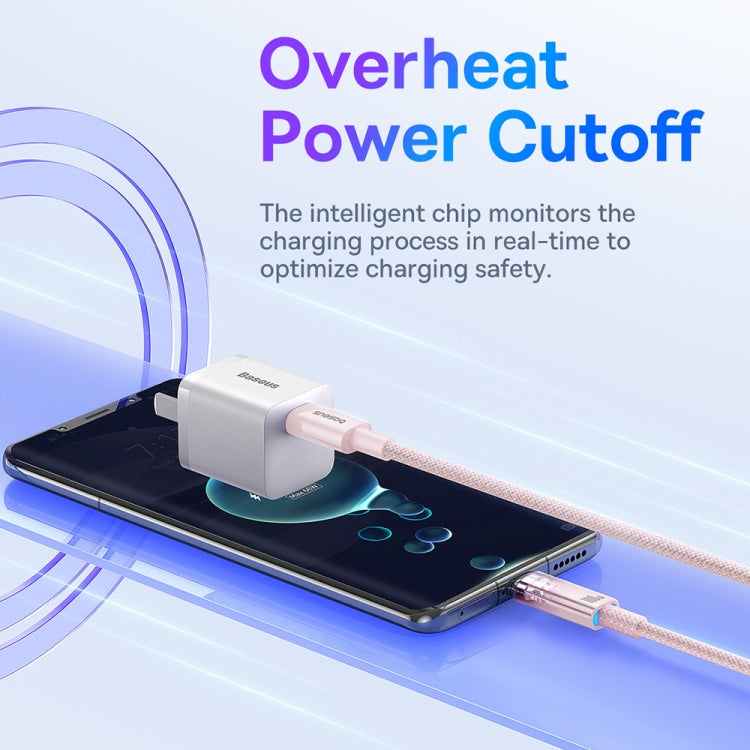 Baseus Explorer Series 100W USB-C / Type-C to USB-C / Type-C Smart Temperature Control Fast Charging Data Cable, Length: