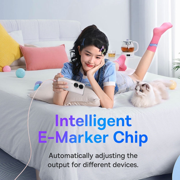 Baseus Explorer Series 100W USB-C / Type-C to USB-C / Type-C Smart Temperature Control Fast Charging Data Cable, Length: