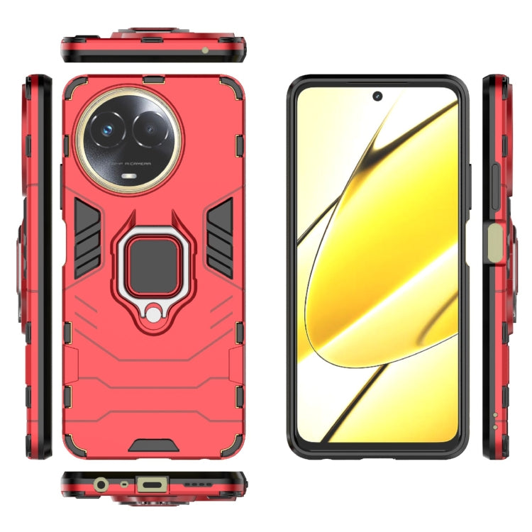 For Realme 11 5G Global Shockproof PC + TPU Holder Phone Case