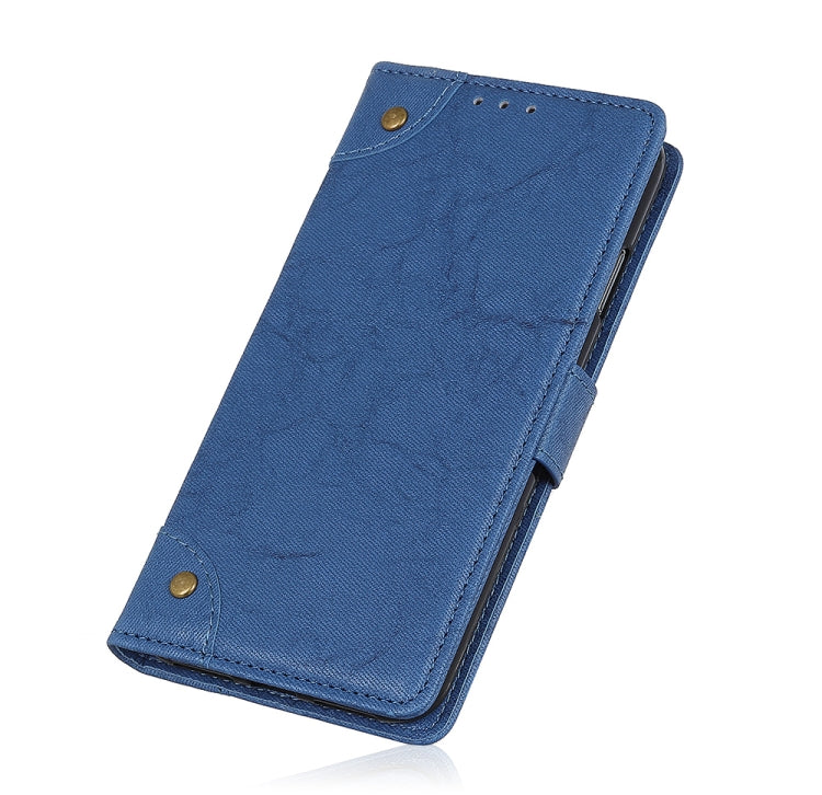 For Xiaomi Redmi 9A Copper Buckle Retro Crazy Horse Texture Horizontal Flip Leather Case with Holder & Card Slots & Wallet