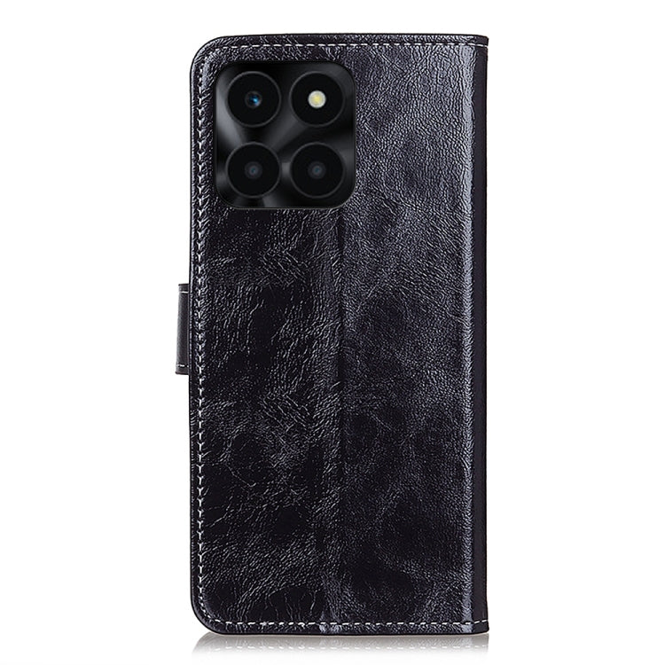 For Honor X6a Retro Crazy Horse Texture Flip Leather Phone Case