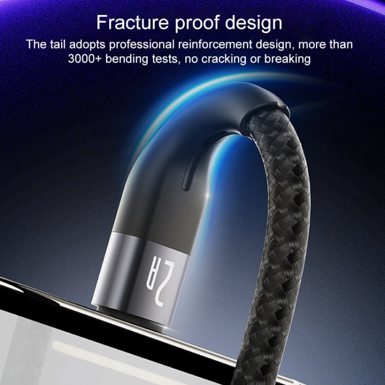 Yesido CA121M 2A USB to Micro USB Fast Charging Data Cable, Length:1m