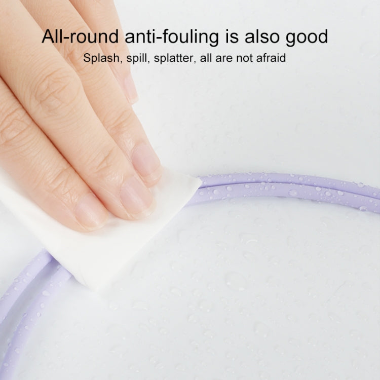 Yesido CA152 PD 60W USB-C / Type-C to USB-C / Type-C Silicone Charging Data Cable, Length: 1m(Purple)