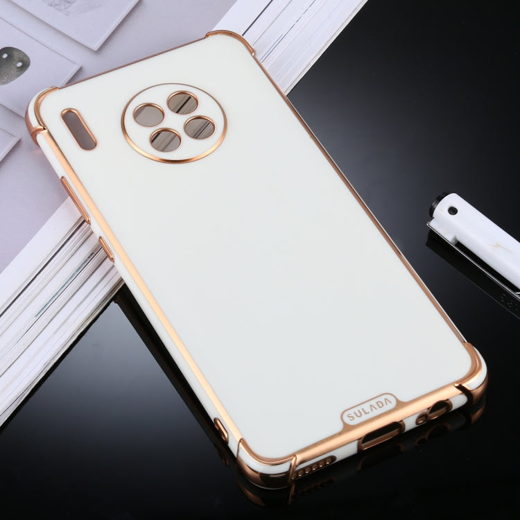 For Huawei Mate 30 SULADA Colorful Shield Series TPU + Plating Edge Protective Case