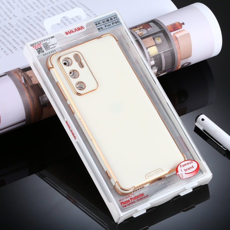 For Huawei P40 SULADA Colorful Shield Series TPU + Plating Edge Protective Case