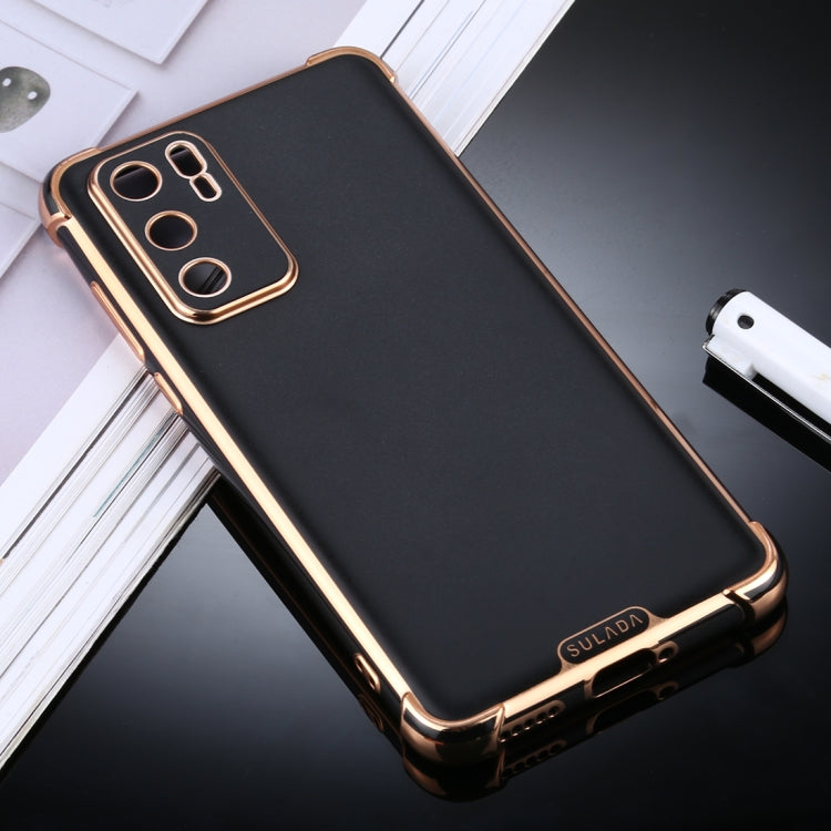 For Huawei P40 SULADA Colorful Shield Series TPU + Plating Edge Protective Case