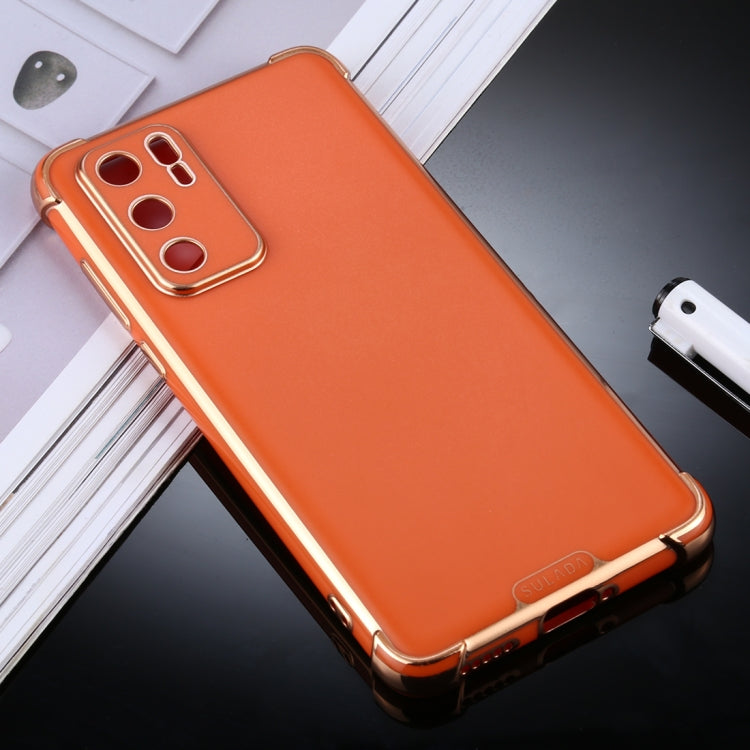 For Huawei P40 Pro SULADA Colorful Shield Series TPU + Plating Edge Protective Case