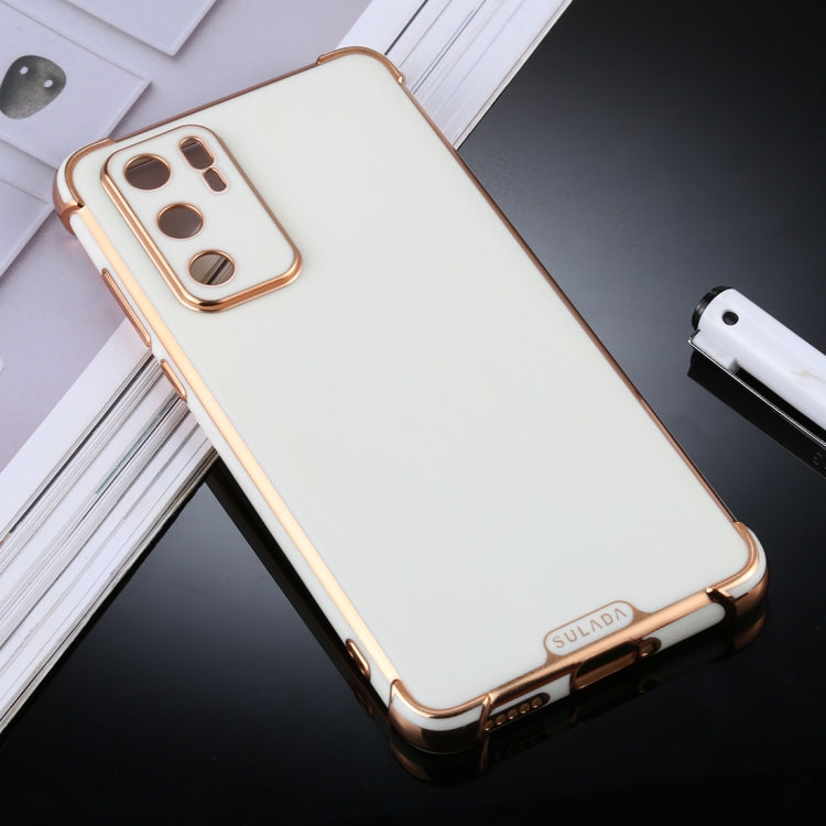 For Huawei P40 Pro SULADA Colorful Shield Series TPU + Plating Edge Protective Case