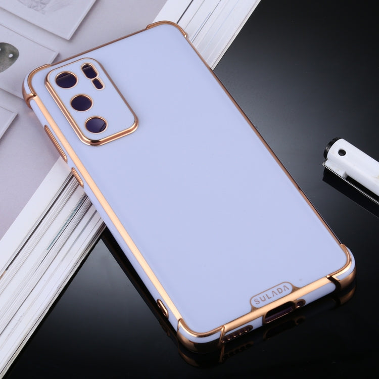 For Huawei P40 Pro SULADA Colorful Shield Series TPU + Plating Edge Protective Case