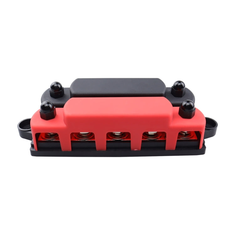 CP-4135 RV / Yacht M10 5-stud Double Row Busbar(Red Black)