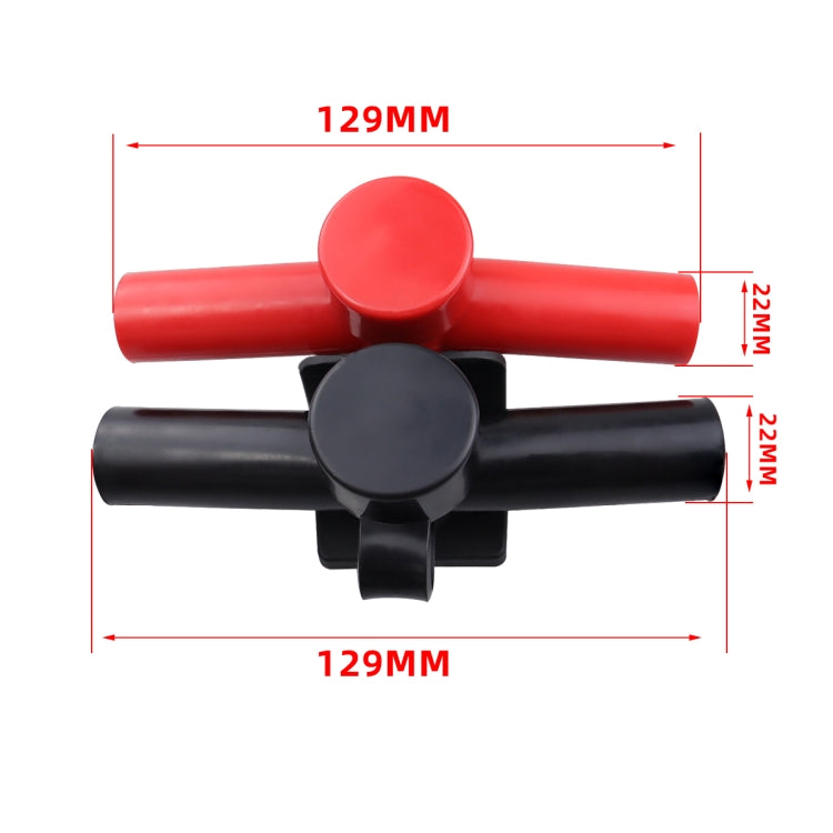 CP-4295 Dual Power M8 Binding Post Cable Connector(Black Red)