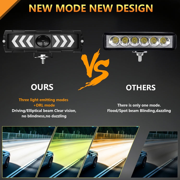 S17 6 inch Arrow Monocular Spotlight(Black)