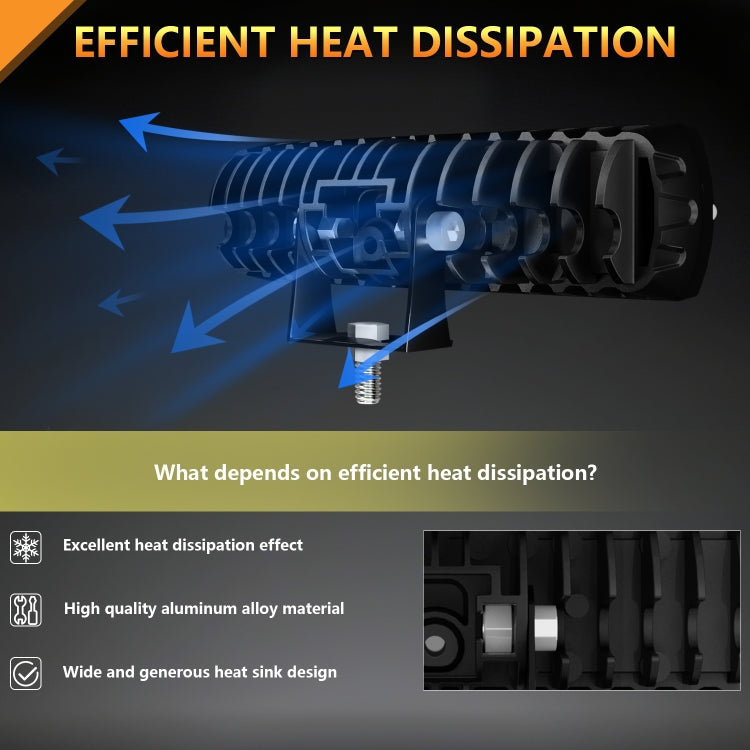 S17 6 inch Arrow Monocular Spotlight(Black)