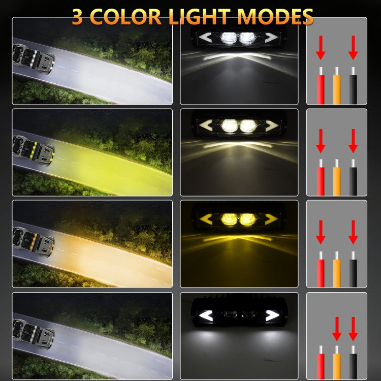 S17 6 inch Arrow Binocular Spotlight(Black)