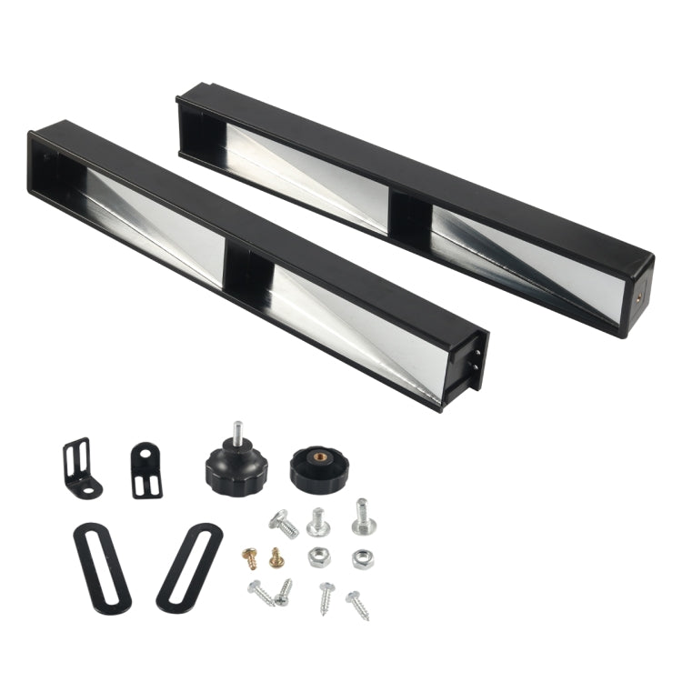 A8570 1 Pair Golf Cart Wide Angle Reversing Mirrors(Black)