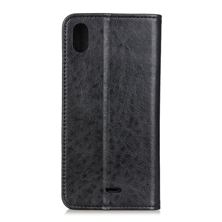 For Wiko Y61 Magnetic Crazy Horse Texture Horizontal Flip Leather Case with Holder & Card Slots & Wallet