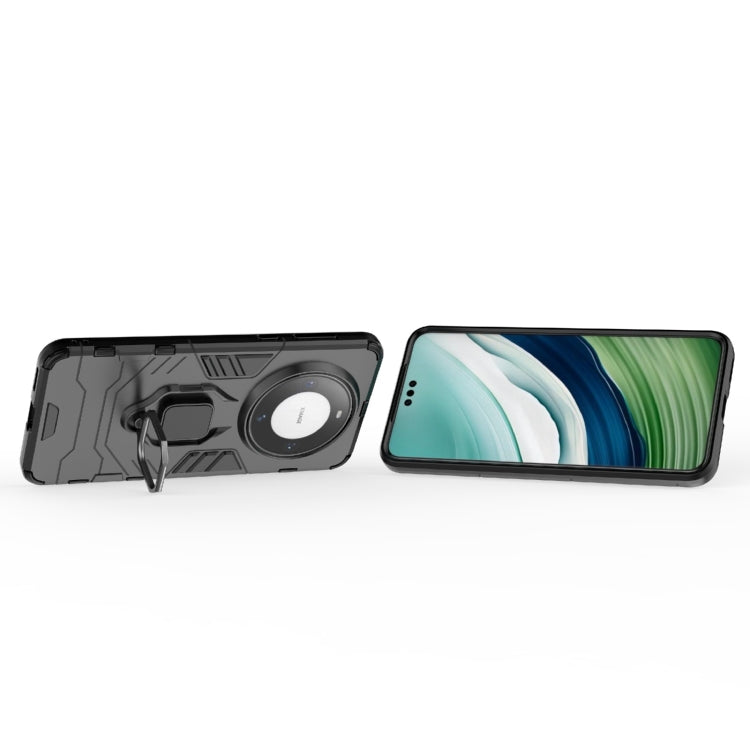 For Huawei Mate 60 Pro Shockproof PC + TPU Holder Phone Case