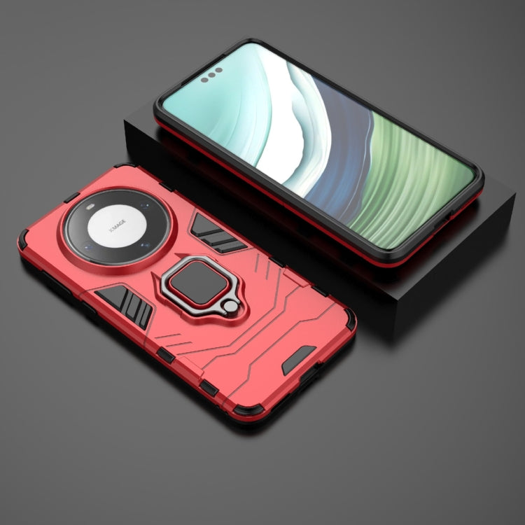 For Huawei Mate 60 Pro Shockproof PC + TPU Holder Phone Case