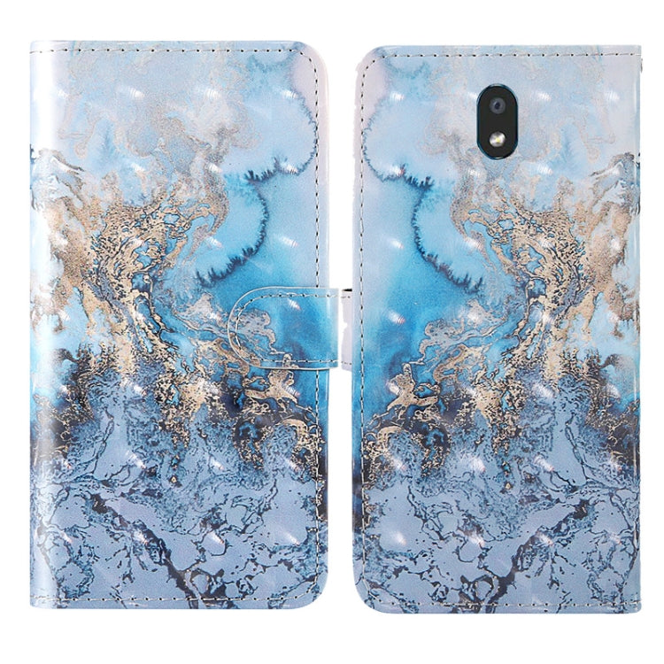 For LG K30 (2019) 3D Painting Colored Drawing Pattern Horizontal Flip TPU + PU Leather Case with Holder & Card Slots & Wallet & Lanyard