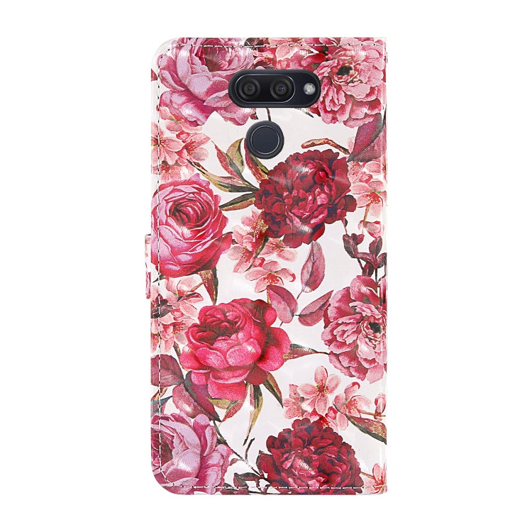 For LG K50 3D Painting Colored Drawing Pattern Horizontal Flip TPU + PU Leather Case with Holder & Card Slots & Wallet & Lanyard