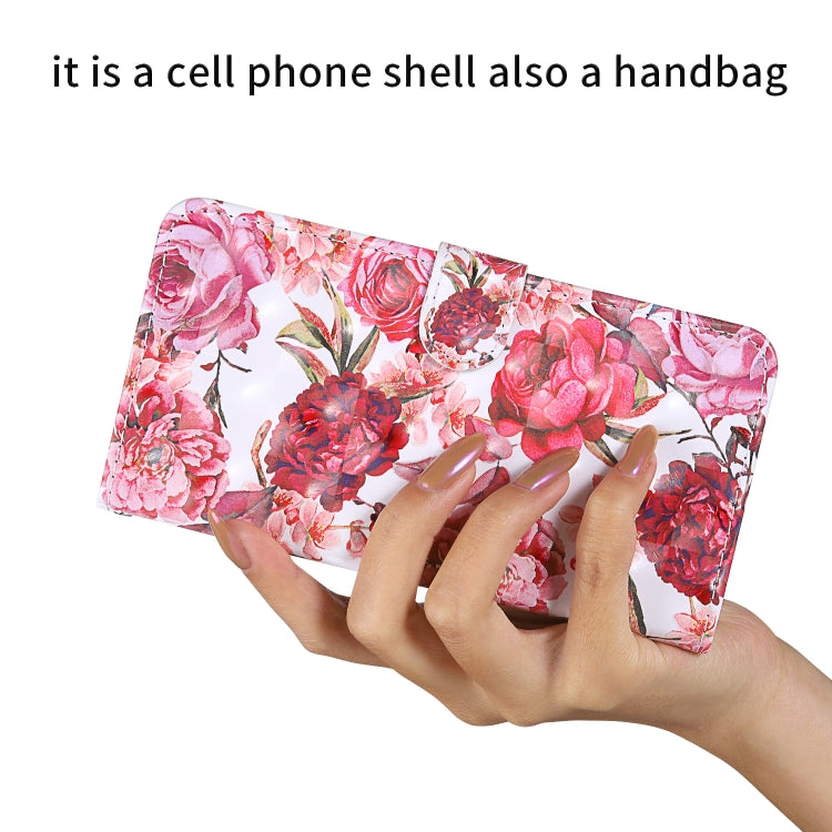 For LG K61 3D Painting Colored Drawing Pattern Horizontal Flip TPU + PU Leather Case with Holder & Card Slots & Wallet & Lanyard