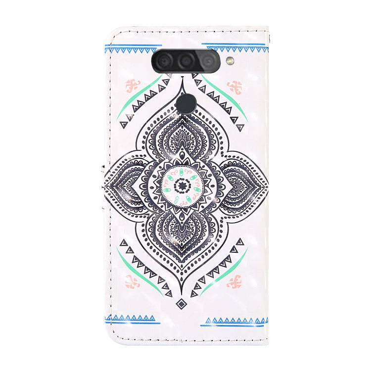 For LG Q70 3D Painting Colored Drawing Pattern Horizontal Flip TPU + PU Leather Case with Holder & Card Slots & Wallet & Lanyard