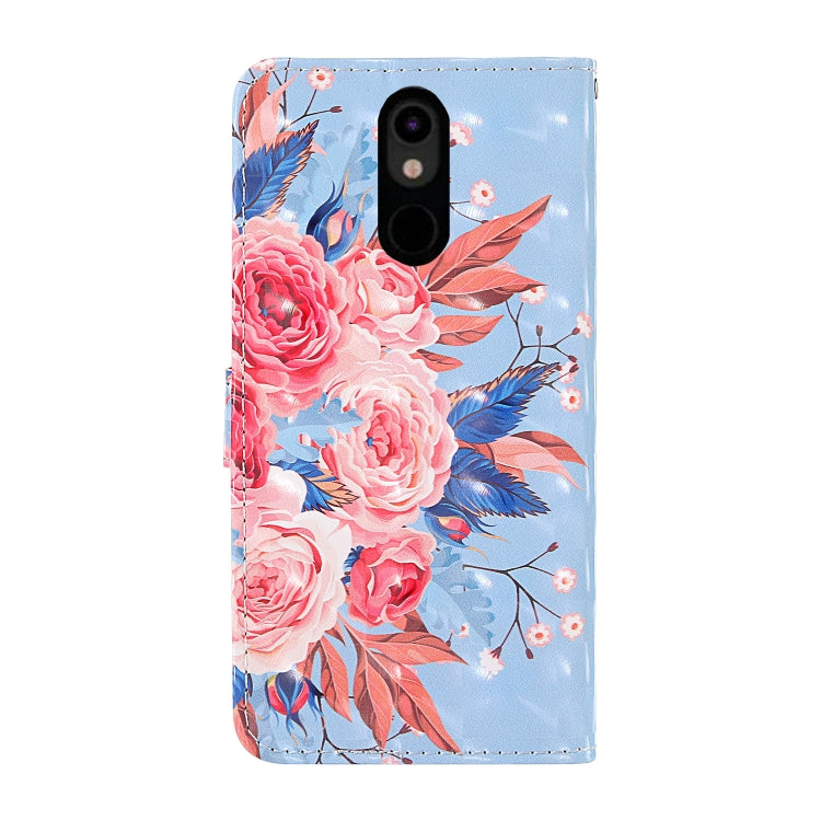 For LG Stylo 5 3D Painting Colored Drawing Pattern Horizontal Flip TPU + PU Leather Case with Holder & Card Slots & Wallet & Lanyard